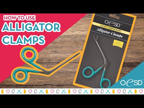 OESD Alligator Clamps – Specialty Tweezers for Embroidery & Crafts