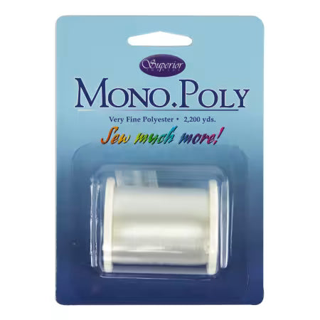 Superior Threads MonoPoly Monofilament Thread — Clear, 2200yd