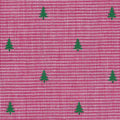 Fabric Finders Christmas Tree Red Micro Check Print #2092