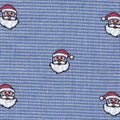 Fabric Finders Santa Claus Royal Micro Check Print #2150