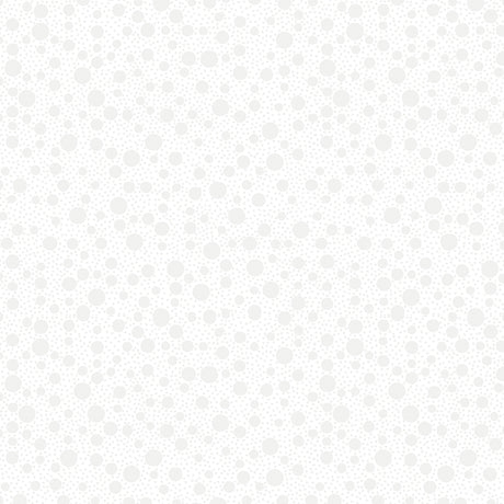 QT Fabrics Quilting Illusions Dots White on White