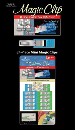 Taylor Seville Magic Clip Mini Sewing Clips, 24 Pack
