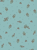 Little Rose Eco-Laminated Cotton - Powder Blue