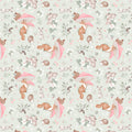 Cuddly Critter Garden Light Green - Sweet Woodland by 3 Wishes Fabric