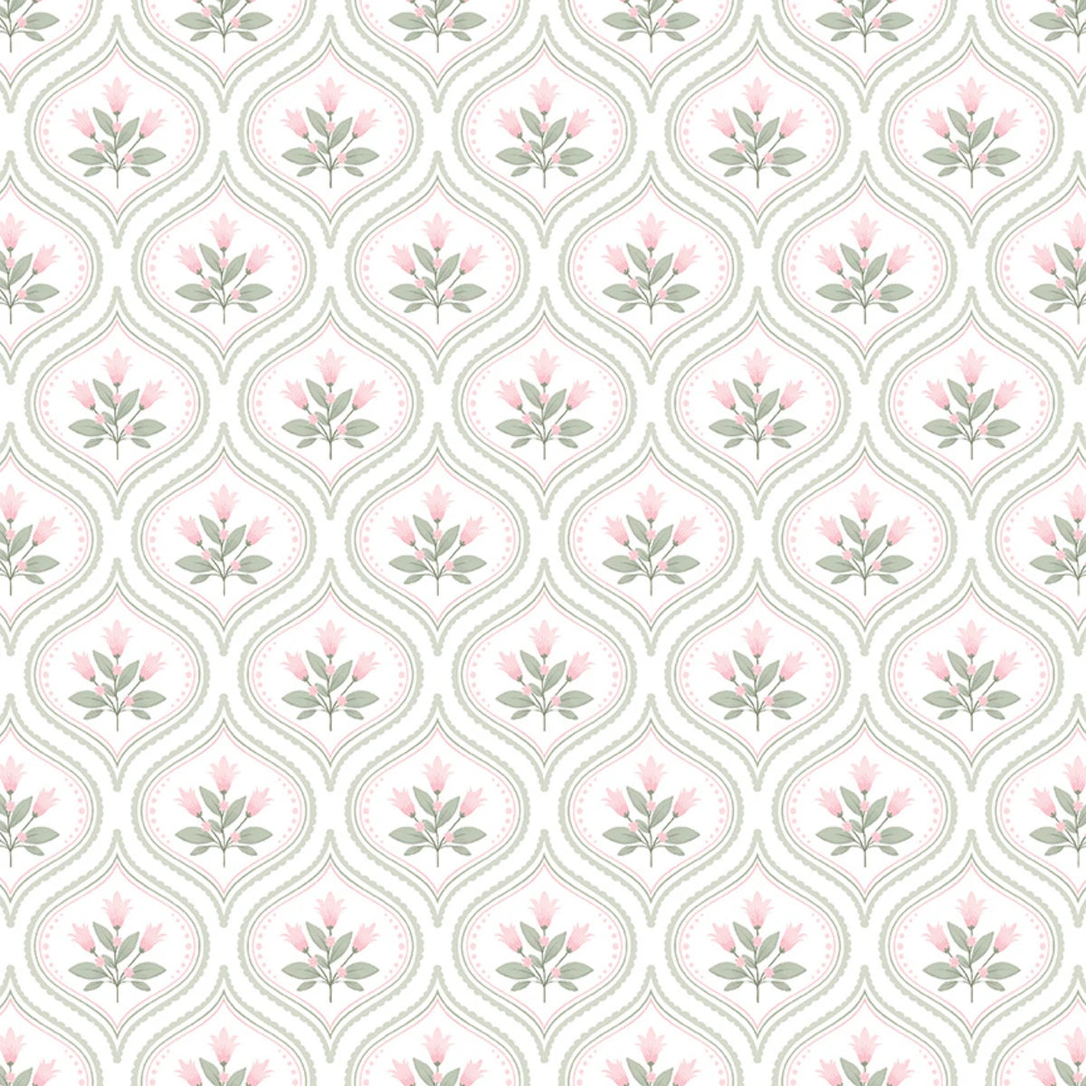 Petal Dreams White - Sweet Woodland by 3 Wishes Fabric