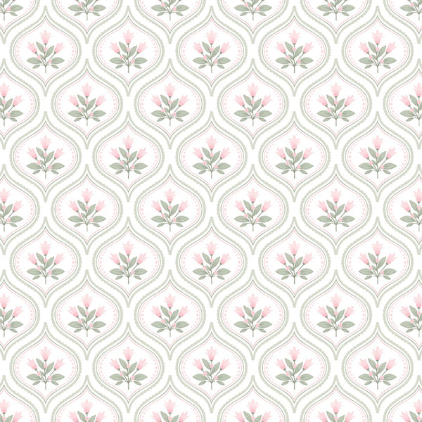 Petal Dreams White - Sweet Woodland by 3 Wishes Fabric