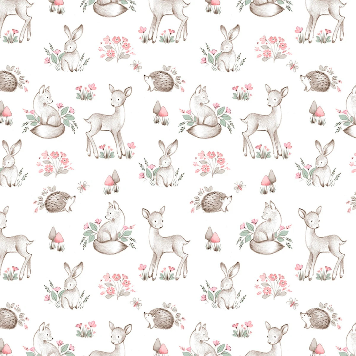 Sweet Woodland - Woodland Cuddle Crew - White
