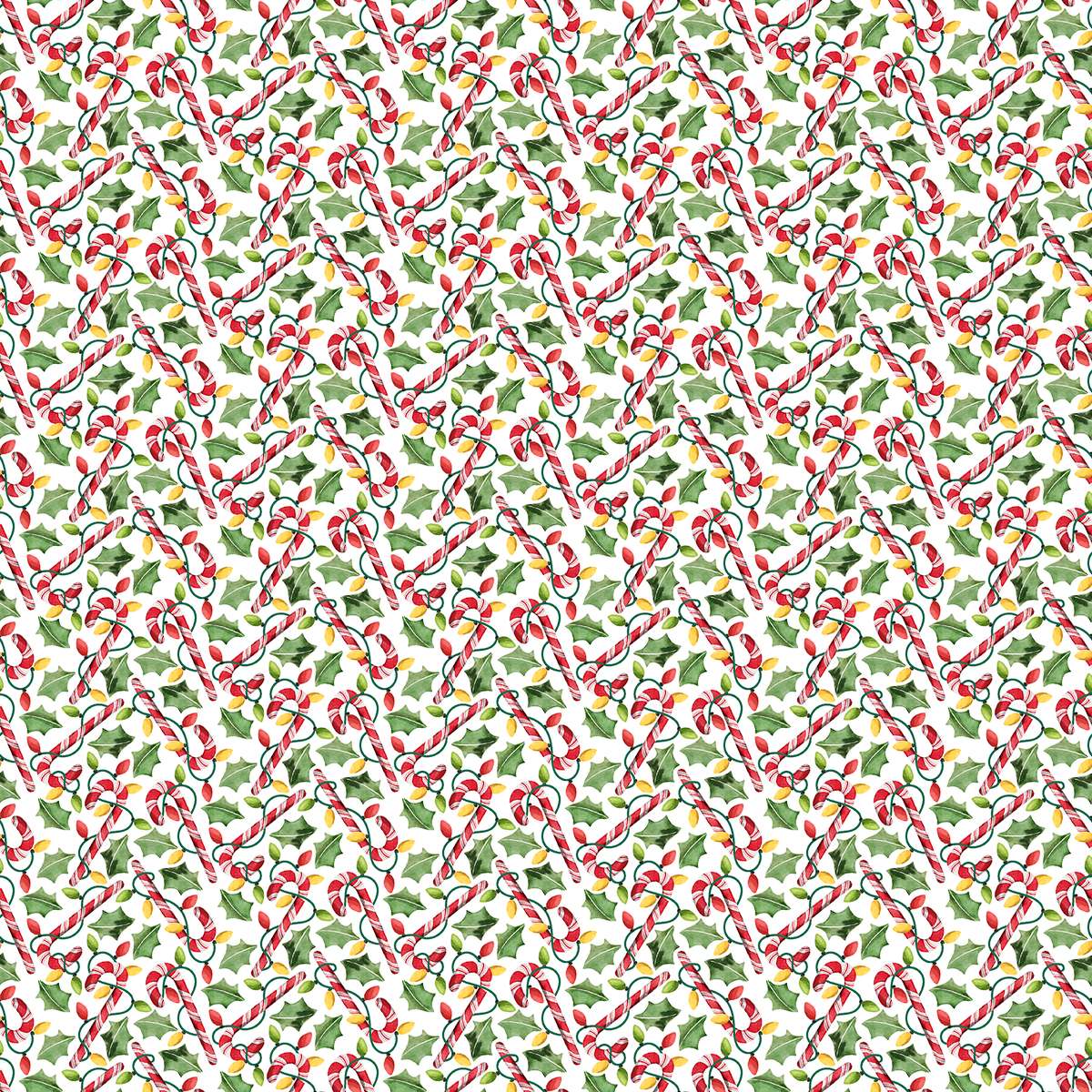 Happy Alcoholidays Festive Cane Delight - White
