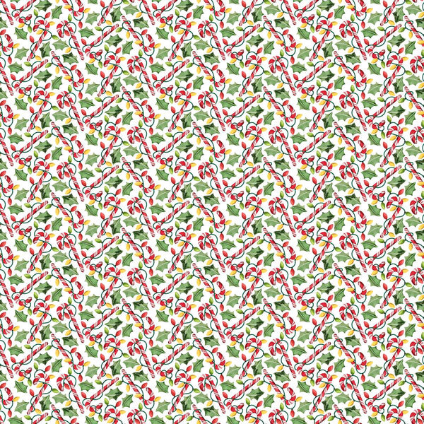 Happy Alcoholidays Festive Cane Delight - White