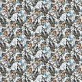Forest Wisdom Light Blue - Blue Autumn by 3 Wishes Fabric