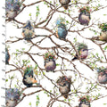 Out on a Limb Birdsong in Bloom Cotton Fabric | Multi - 24748