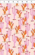 Go Cowgirl! Multi Heart Cactus Cotton Fabric | In The Beginning Fabrics