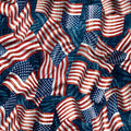 American Heritage Wavy Flag - Red/Blue 2600 32299 RB