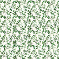 Sylvan Essence Eucalyptus Eggshell Quilting Cotton | QT Fabrics