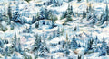 Beyond the Pines Minky Pine Tree Scenic - Large - Blue Spruce Multi - HG-3692MK-76