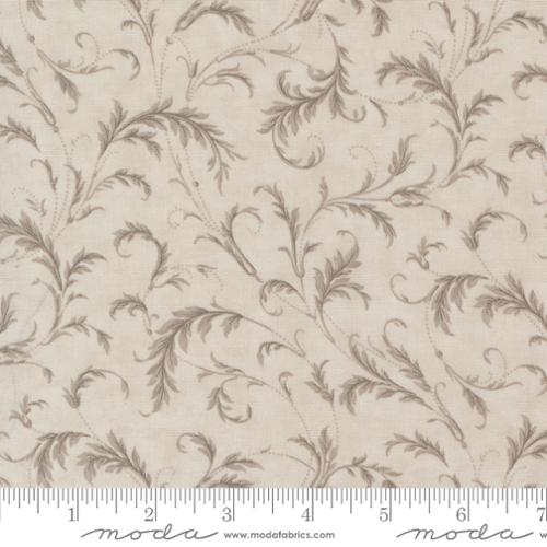 3 Sisters Favorite Vintage Linens Wispy Leaves Silver