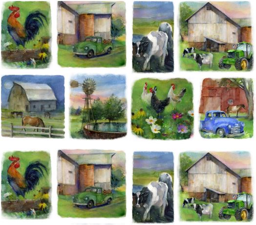 Country Living Farmstead Patch White