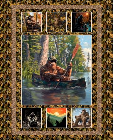 Legendary Loner Bigfoot Panel 36"