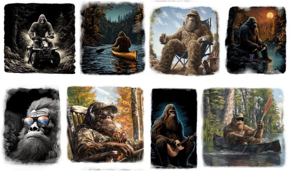 Legendary Loner Gone Squatchin' Bigfoot Panel