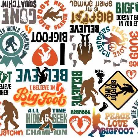 Legendary Loner I Believe in Bigfoot Words