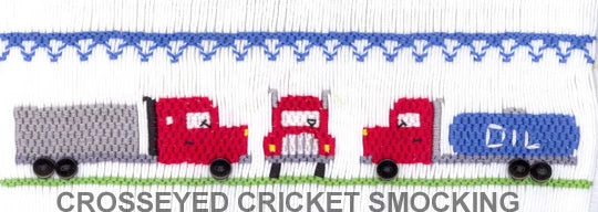 Big Rigs Smocking Plate #448 — Cross Eyed Cricket