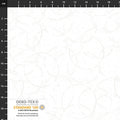 Snow Crystals Circles & Small Stars - White/Pearl - Stof Fabrics