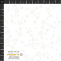 Snow Crystals Snow Crystals & Stars - White/Pearl - Stof Fabrics
