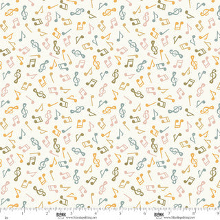 Nursery Rhyme Time Musical Notes - Ivory