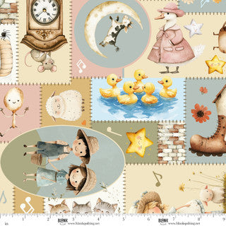 Nursery Rhyme Time Nursery Rhyme Patchwork - Ivory