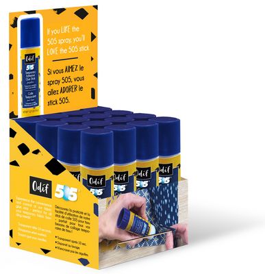 505 Temporary Fabric Glue Stick - Odif