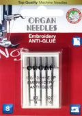 ORGAN Brand Anti-Glue Assorted Sizes 5pk - 5117000BL