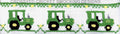 Little Green Tractors Smocking Plate #520 — Cross Eyed Cricket