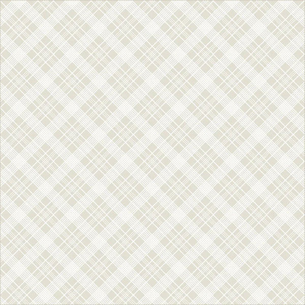 Sweet Cream Bias Plaid - Cream on Cream
