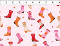 Go Cowgirl! Pink Boots Cotton Fabric | In The Beginning Fabrics
