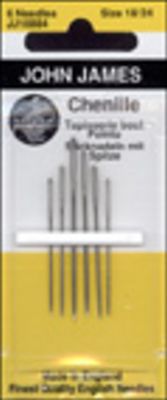 John James Chenille Needles Size 18/24 Blister Pack