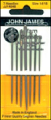 John James Yarn Darner Needles Size 14/18 Blister Pack
