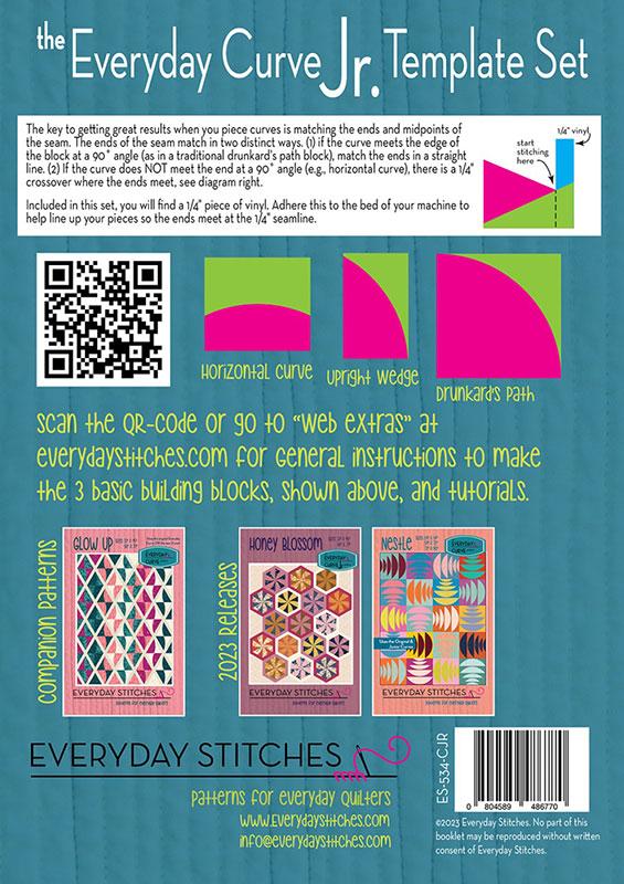 The Everyday Curve Jr Templates - Everyday Stitches