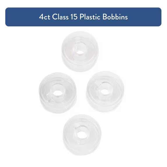 Hello Hobby Class 15 Transparent Bobbins, 4-Pack