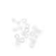 Finger Snap Button 9mm 3/8" White - 8 pack