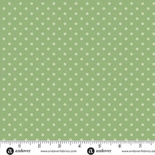 Quiltessential Minis Mini Dot Fern Quilting Cotton - A-10453-G