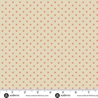 Quiltessential Minis Mini Dot Tiger Lily Quilting Cotton - A-10453-LO