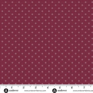 Quiltessential Minis Mini Dot Plum Quilting Cotton - A-10453-P