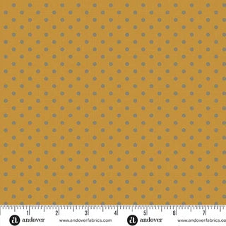 Quiltessential Minis Mini Dot Turmeric Quilting Cotton - A-10453-Y1