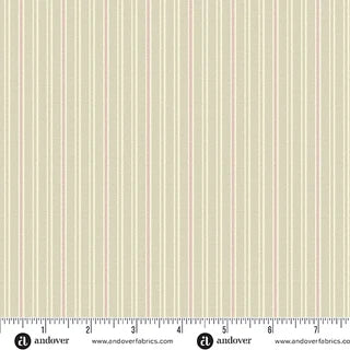 Quiltessential Minis Mini Double Stripe Blush Quilting Cotton - A-10455-LE