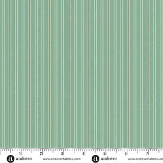 Quiltessential Minis Mini Double Stripe Pacific Quilting Cotton - A-10455-T