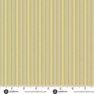 Quiltessential Minis Mini Double Stripe Sunshine Quilting Cotton - A-10455-Y