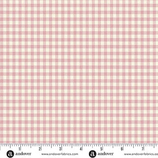Quiltessential Minis Mini Gingham Blush Quilting Cotton - A-10456-E