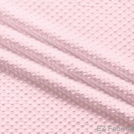 Silky Minky Dot by QT Fabrics 60" Wide in Blush Pink Color