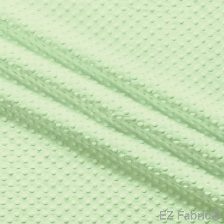 Silky Minky Dot by QT Fabrics 60" Wide in Sage Color