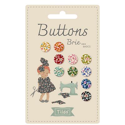Tilda Brie Basics Buttons 10mm - 10pc